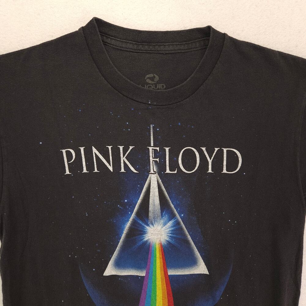 Pink Floyd Band Graphic Crew Neck T Shirt Adult Mens Size Small S Black Multi